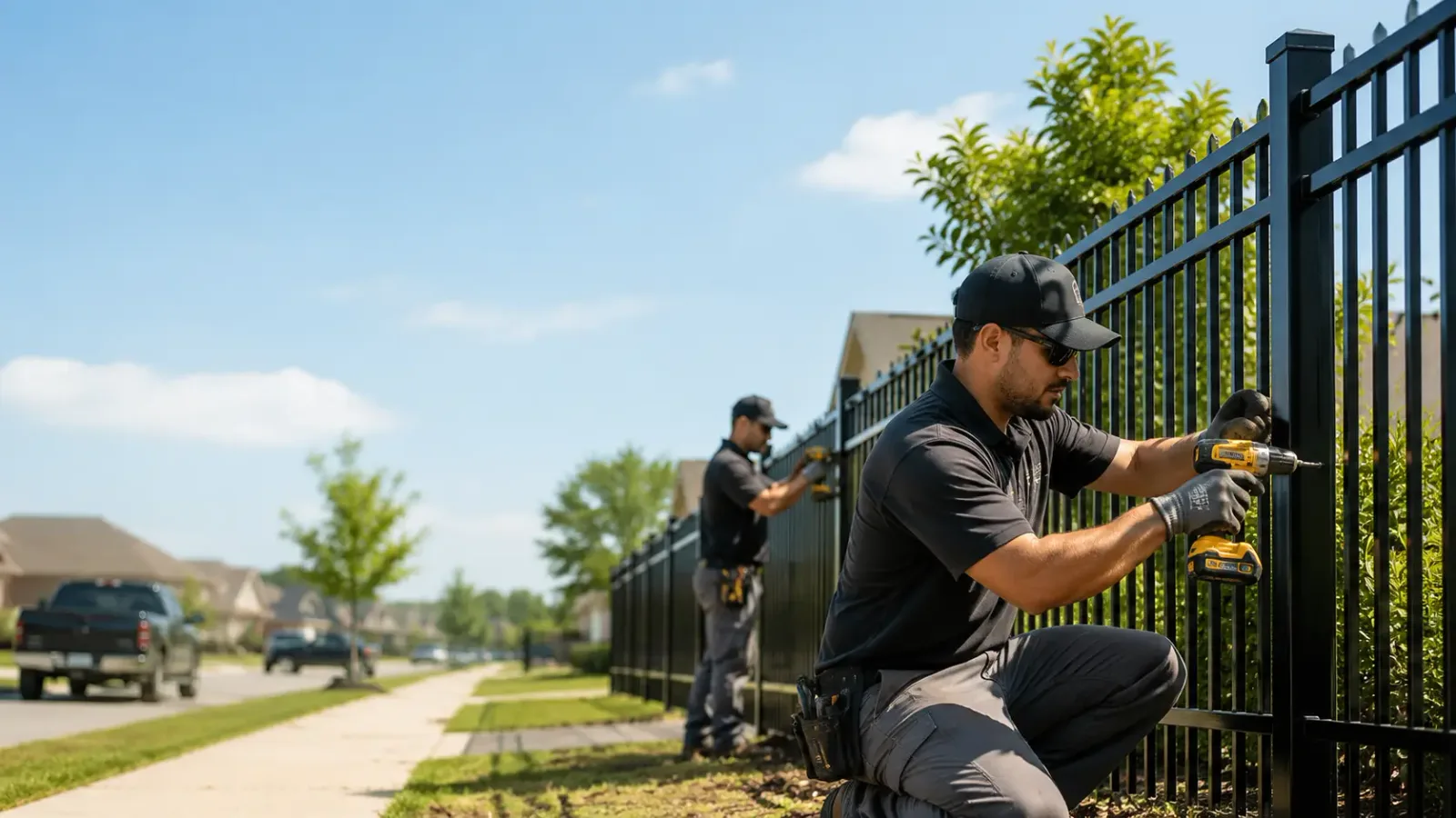 Metal Fence Installation in Carleton, NE